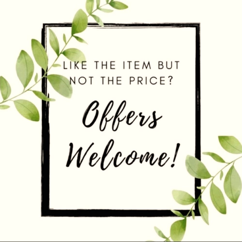 Offers encouraged!!!